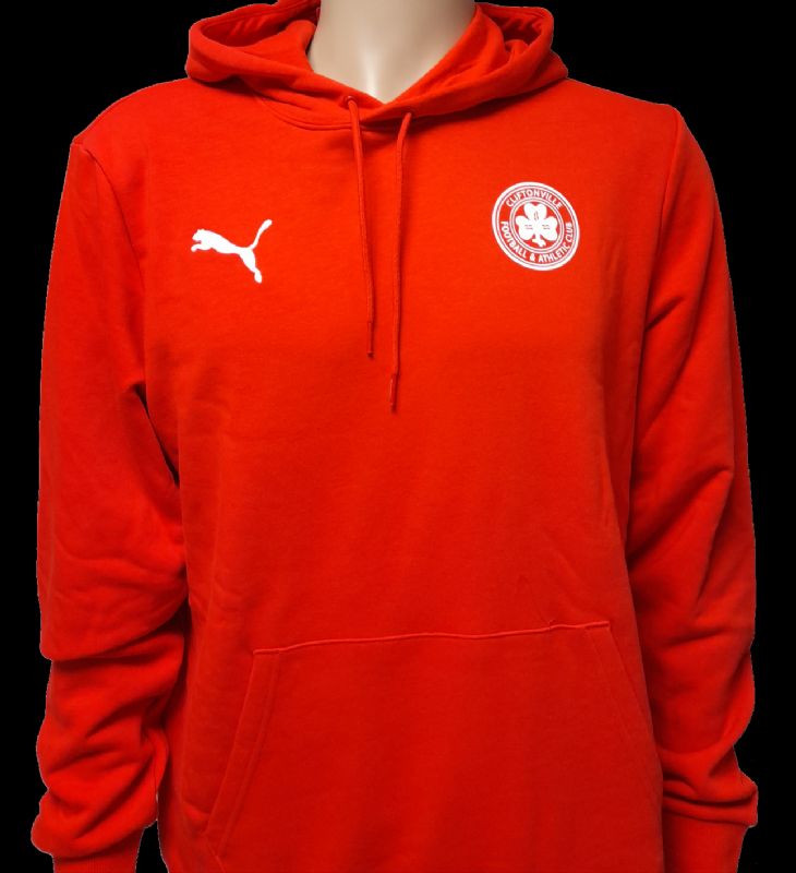 Hoody - Red with white badge (XXXL)